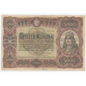 Węgry, 5.000 koron 1920 (1204)