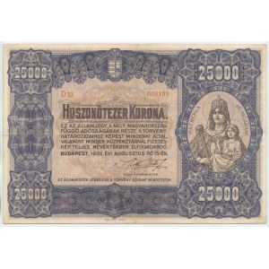 Maďarsko, 25 000 korun 1922 (1205)