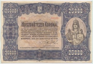 Hungary, 25,000 crowns 1922 (1205)