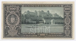 Węgry, 100 Pengo 1926 - Wzór z numeracją zerową. Rzadkie (1208)