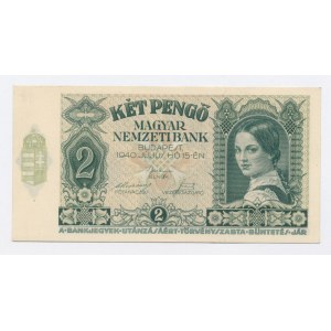 Hongrie, 2 Pengo 1940 (1213)