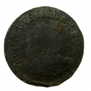 August III Sas, Penny 1758 Gubin - RARE (643)