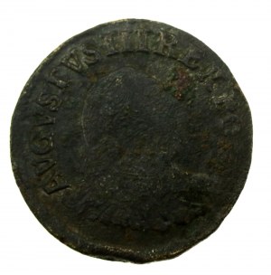 Auguste III Sas, Penny 1758 Gubin - RARE (643)