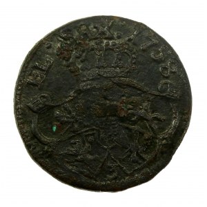 August III Sas, Penny 1758 Gubin - RARE (643)