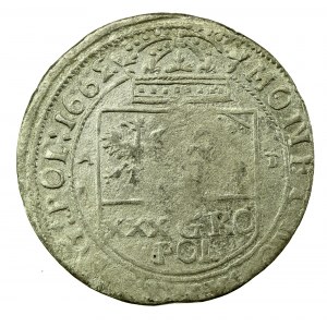 John II Casimir, Tymf 1663, Lviv. ERROR - reversed 3 (601)
