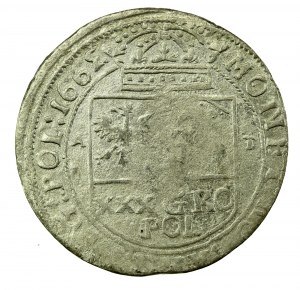 Johannes II. Kasimir, Tymf 1663, Lemberg. ERROR - umgedreht 3 (601)