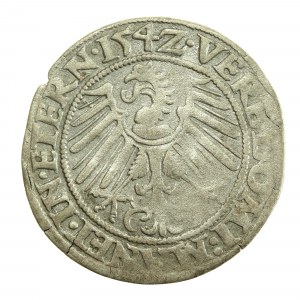 Sliezsko, Legnicko-Brzesko-Wołowo, Fridrich II, Grosz 1542, Legnica (702)