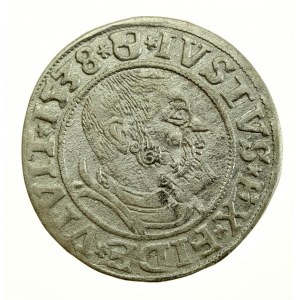 Prussia Ducale, Albrecht Hohenzollern, Grosz 1538, Königsberg (706)