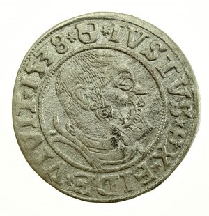 Ducal Prussia, Albrecht Hohenzollern, 1538 penny, Königsberg (706)