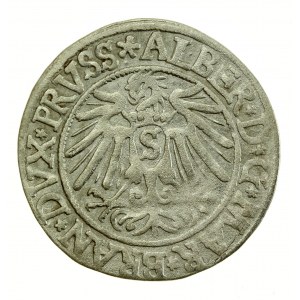 Ducal Prussia, Albrecht Hohenzollern, 1538 penny, Königsberg (706)