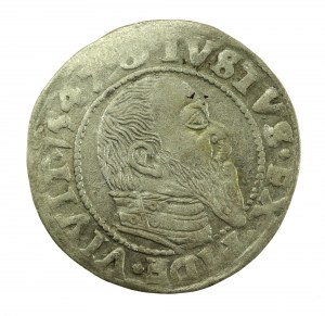 Ducal Prussia, Albrecht Hohenzollern, 1547 penny, Königsberg - PRVS (709)