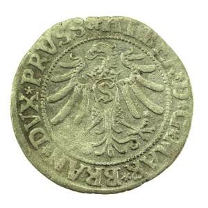 Prusy Książęce, Albrecht Hohenzollern, grosz 1532, Królewiec - PRVSS (713)