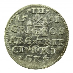 Zygmunt III Waza, Trojak 1591, Ryga - nienotowane (726)
