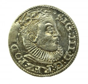 Sigismondo III Vasa, Trojak 1589, Riga - più raro (732)