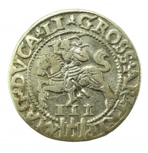 Sigismund II Augustus, Trojak 1562, Vilnius L/LI (734)