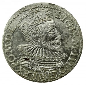 Žigmund III Vasa, Trojak 1592, Malbork (750)