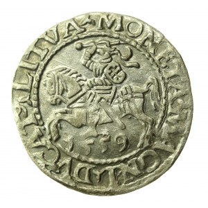 Sigismond II Auguste, demi-penny 1559, Vilnius - LI/LITVA (776)