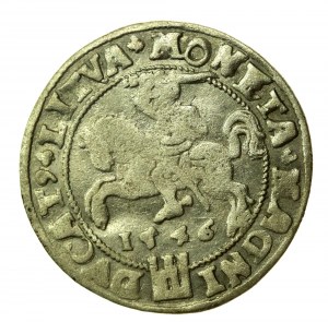 Sigismund II. Augustus, litauischer Fußpfennig 1546, Vilnius (780)