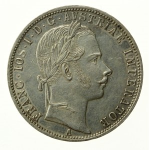 Austria, Francesco Giuseppe I, 1 Floren 1861 A, Vienna (782)