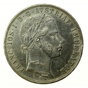 Rakúsko, Franz Joseph I, 1 Floren 1859 A, Viedeň (783)