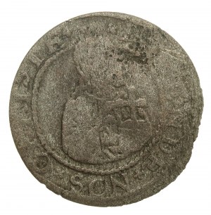 Stefan Batory, shilling de siège 1577, Gdansk, rare (785)