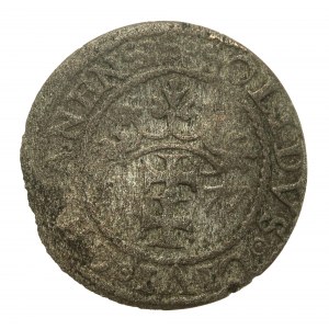 Stefan Batory, shilling de siège 1577, Gdansk, rare (785)