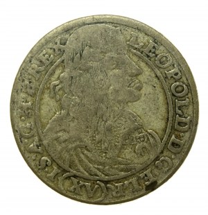 Slezsko, Leopold I, 15 krajcarů 1663 GH, Wrocław (795)