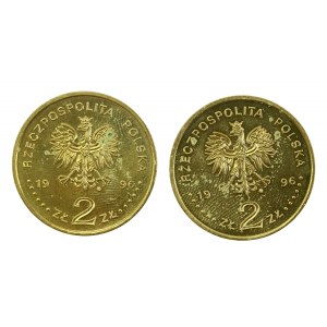 III RP, sada 2 zlatých 1996 Sienkiewicz. Spolu 2 ks. (465)