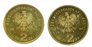 III RP, sada 2 zlatých 1996 Sienkiewicz. Celkem 2 ks. (465)
