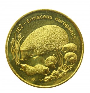III RP, 2 gold 1996 Hedgehog (466)