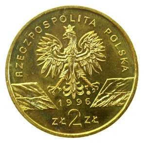 III RP, 2 zlaté 1996 Ježek (466)