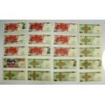 Set of PRL banknotes with prints. 20 pieces total. (467)