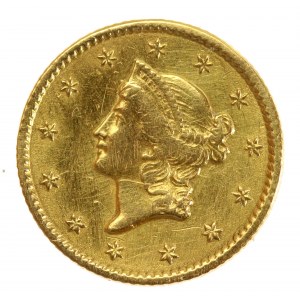 US $1 1854 Hlava svobody (351)