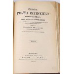 MACIEJOWSKI- ZASADY PRAWA RZYMSKIEGO t.1-2 [vollständig] 1865