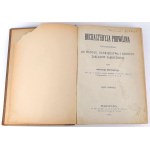 BARCIŃSKI- BUCHALTERYJA PODWÓJNA i jej zastosowanie do handlu, bankierstwa i różnych zakładów fabrycznych cz. 1-2 1876 półskórek