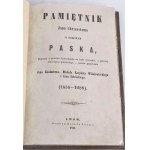 PASEK - PAMIĘTNIK JANA CHRYZOSTOMA NA GOSŁAWICACH PASKA wyd. 1857, drzeworyty