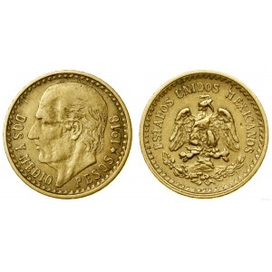 Meksyk, 2 1/2 peso, 1918, Meksyk