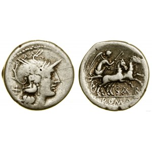 Římská republika, denár, 155 př. n. l., Řím