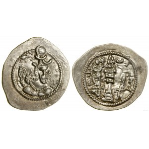 Persja, drachma, 6 rok panowania, mennica AT (Adurbadagan?)