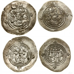 Persie, sada 2 x drachma, 27 a 31 let vlády, mincovny ST (Istakhr) a ART (Ardashir-Khurra)