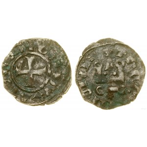 Krzyżowcy, denar turoński, 1294-1308