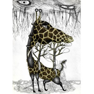 Pati Dubiel (nar. 1977), Falešná žirafa, 2023