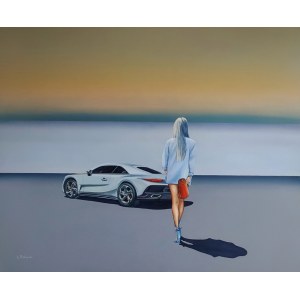 Adam Piotr Rutkowski, The Girl and the Bentley, 2023