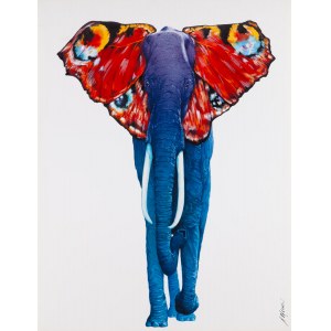 proj. Andrzej PĄGOWSKI (b. 1953), Elephant (butterfly ears)