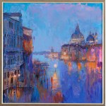 Olga Pelipas (geb. 1988, Simferopol, Ukraine), Das Abendlicht von Venedig, 2024