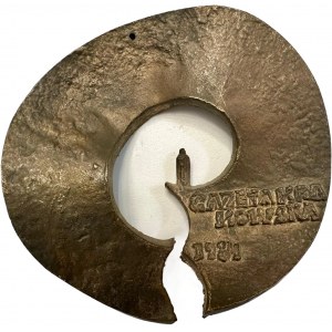Bronislaw Chromy, Gazeta Krakowska Medal 1984, bronze, diameter 11cm