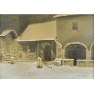 Stanislaw FABIJAŃSKI (1865-1947), Zaułek przy kościele św. Barbary, 1916