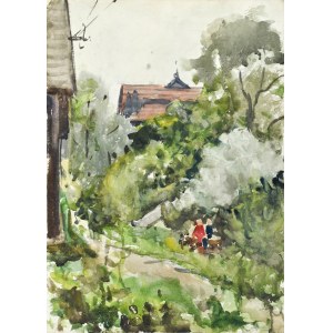 Władysław SERAFIN (1905-1988), Im Garten