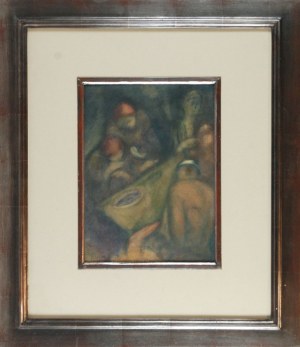 Leopold GOTTLIEB (1883-1934), Posiłek, ok. 1927