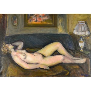 Michel ADLEN (1898-1980), Akt ležiacej ženy, 1961